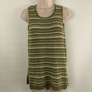 Marled Reunited Sleeveless Knit Sweater Tank